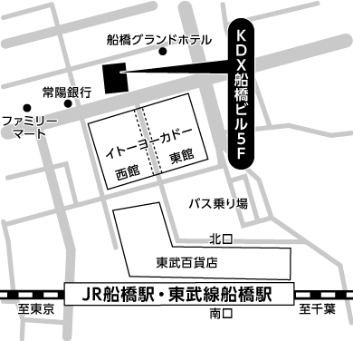船橋会場地図